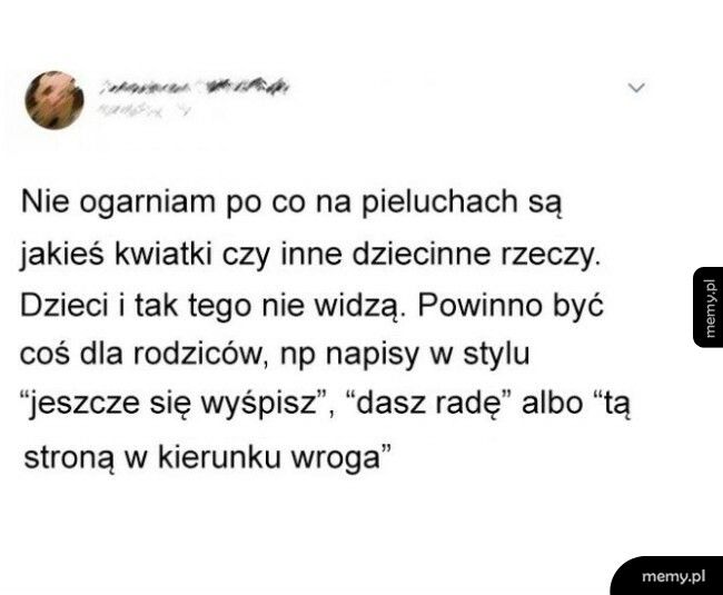 Wzorki na pieluchach