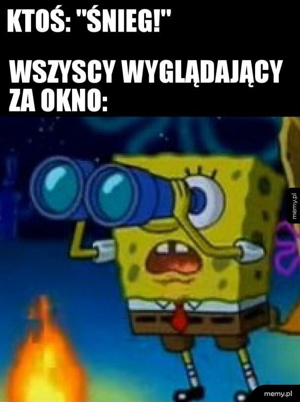 Pierwsze opady śniegu w sezonie