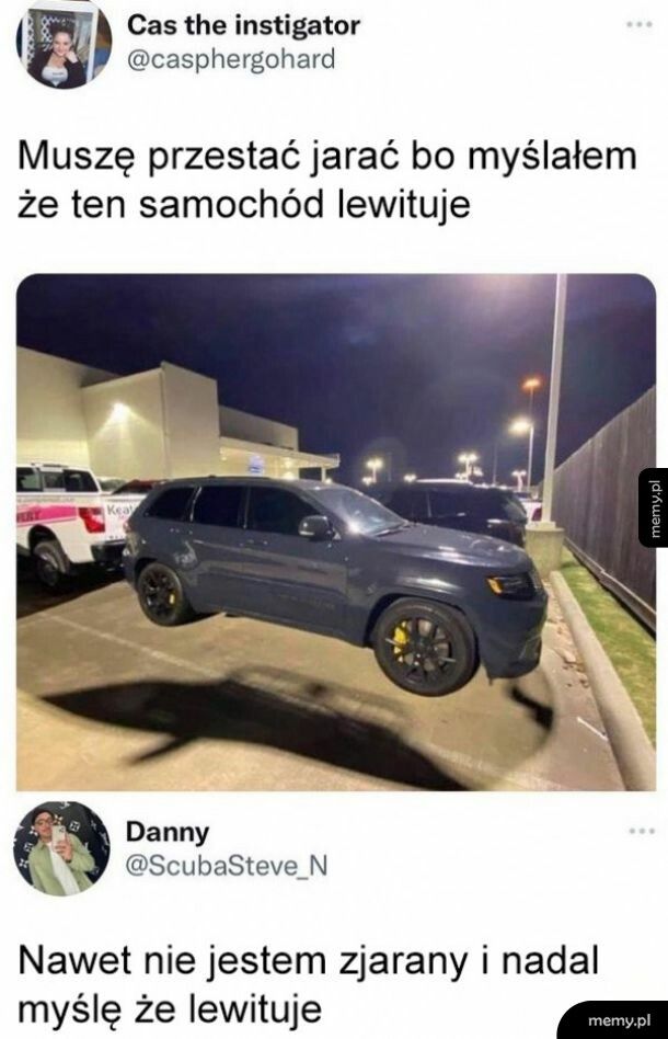 Lewitujący samochód