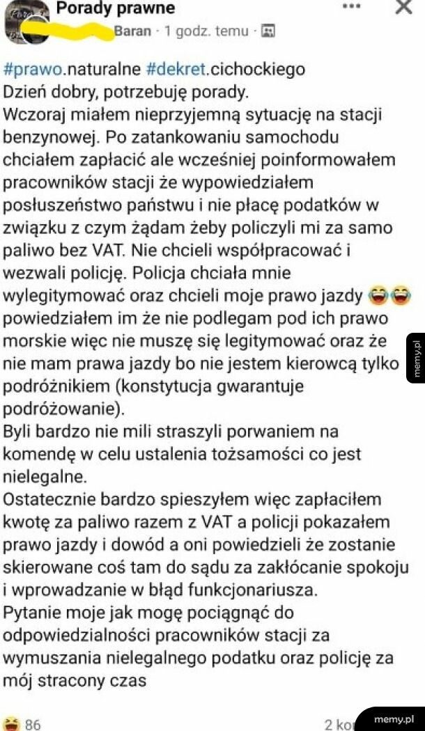 To się dzieje na serio. Chodzą ludzie po sklepach i kłócą się, że nie chcą płacić VAT-u