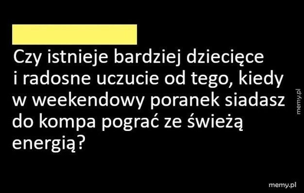 Dziecięce i radosne uczucie