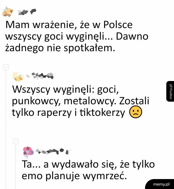 Wzięli i wyginęli