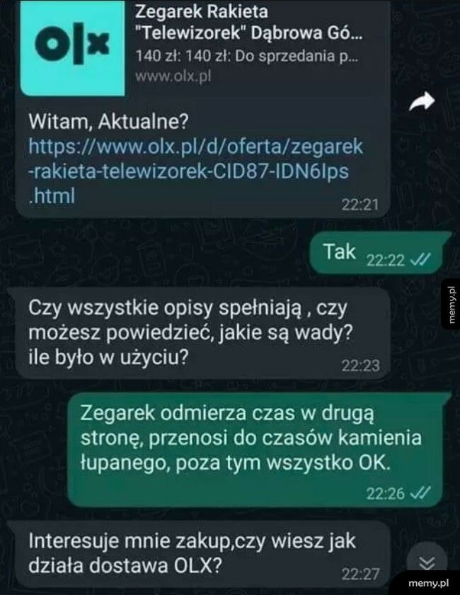 Niezwykły zegarek