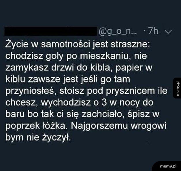 Życie w samotności