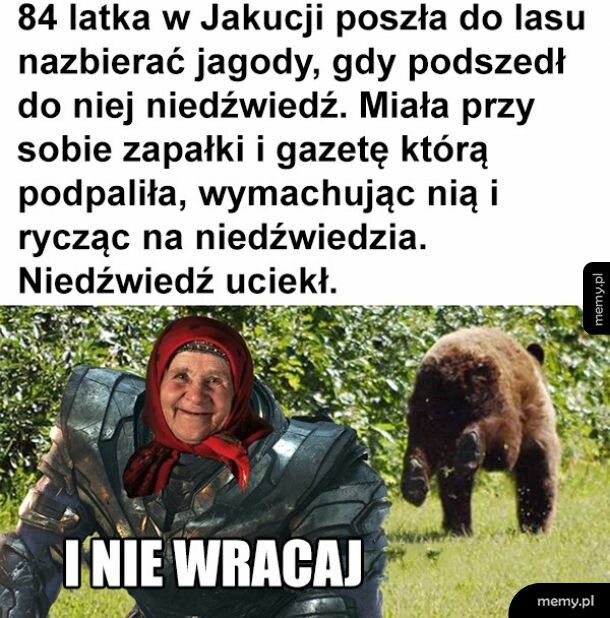 Waleczna babcia