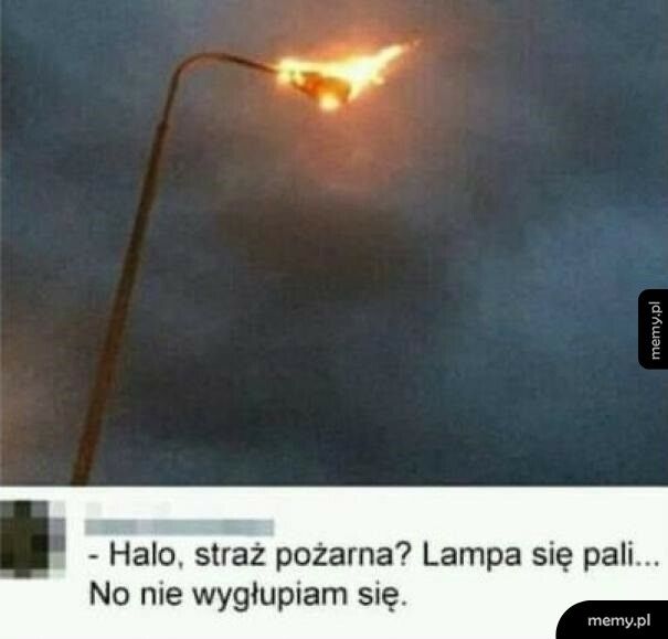 Lampa się pali