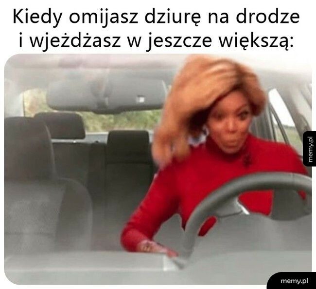 Dziury na drodze