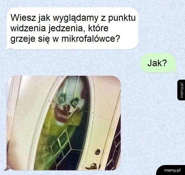 Jedzenie w mikrofalówce