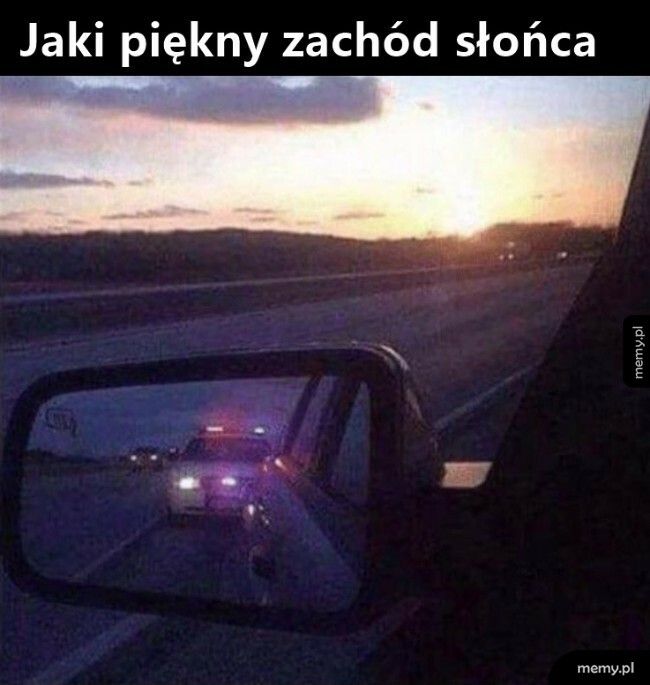 Piękny zachód