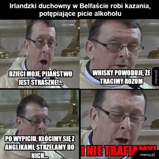 Ksiądz mówi że alko to zło