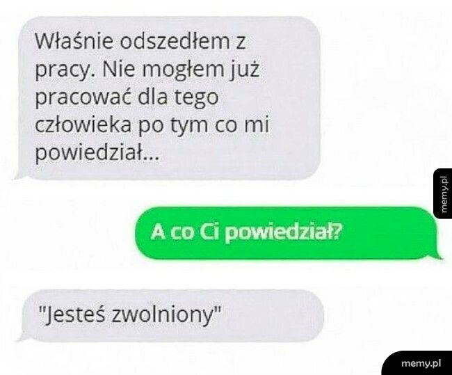 Odejście z pracy