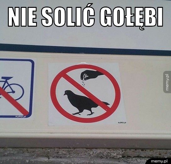 Nie solić gołębi  