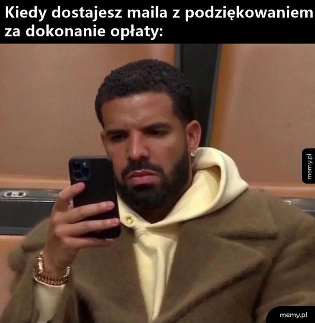 Mail z podziękowaniem