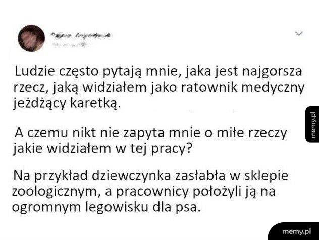 Praca ratownika medycznego