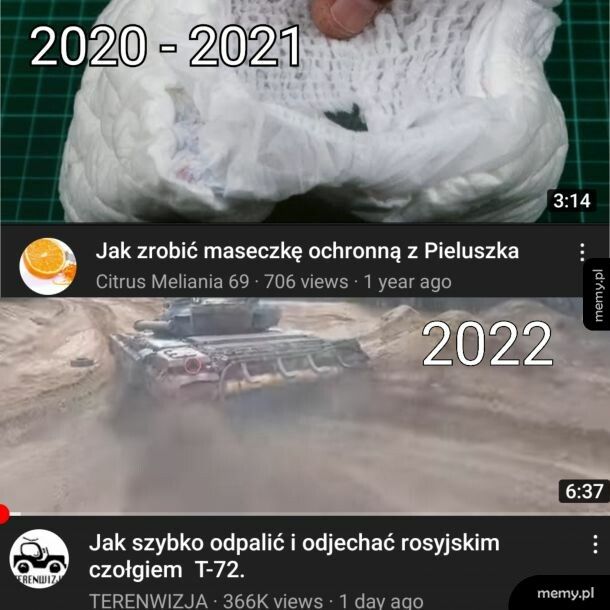 Tutoriale na YT wczoraj i dziś