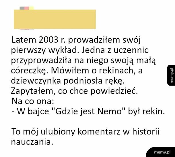 Wykład o rekinach