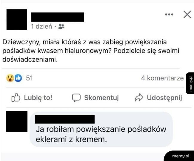 Zabieg powiększania pośladków