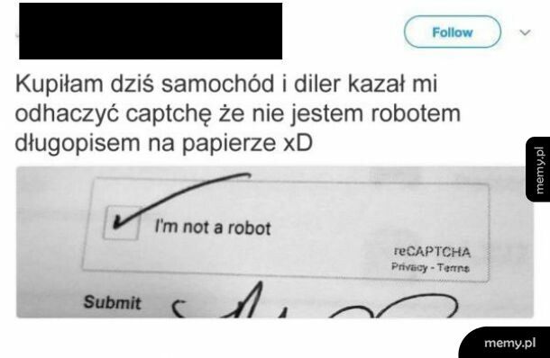 Czy jesteś robotem