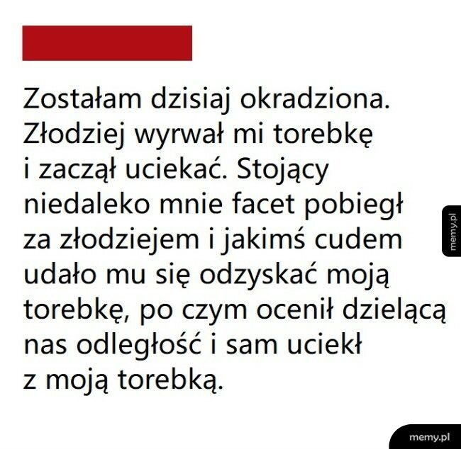 Kradzież torebki