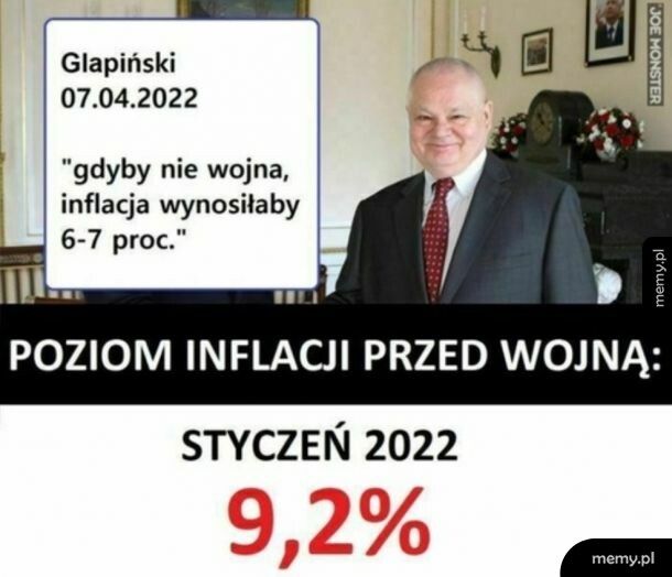 A rok temu mówił, że za jego kadencji stop procentowych nikt nie podniesie