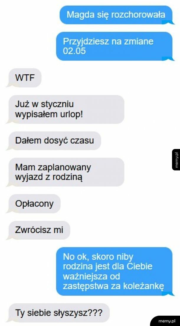 Rodzina jest dla Ciebie ważniejsza?