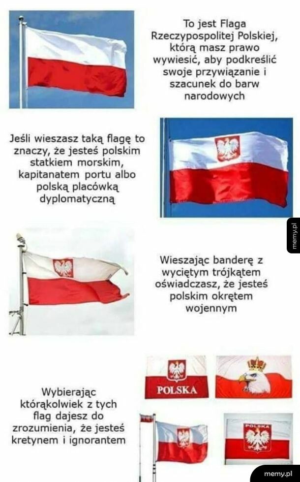 Flaga, bandera i inne wariacje