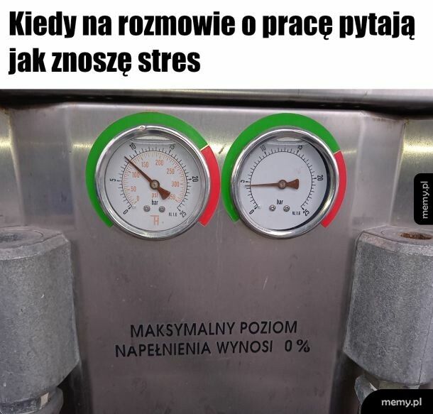 Tak naprawdę nie było rozmowy, za duży stres