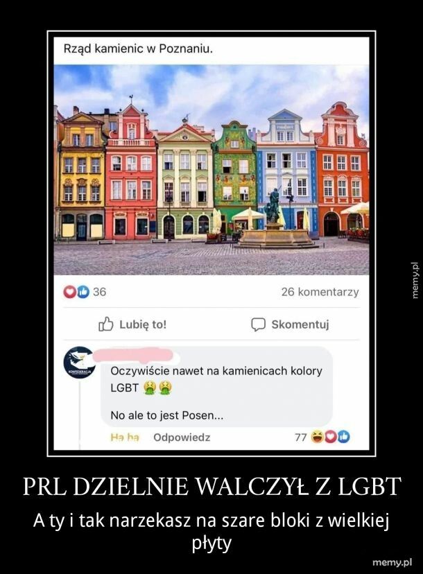 A teraz? Wszędzie gejowskie mieszkania.  Nawet telewizja gejowa, a kiedyś była czarno- biała