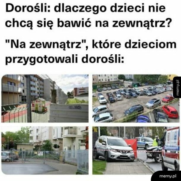 Brakuje deweloperskiego placu zabaw z jednym konikiem na sprężynie