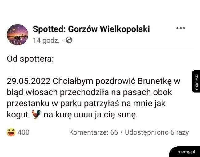 Pozdrowienia na spotted