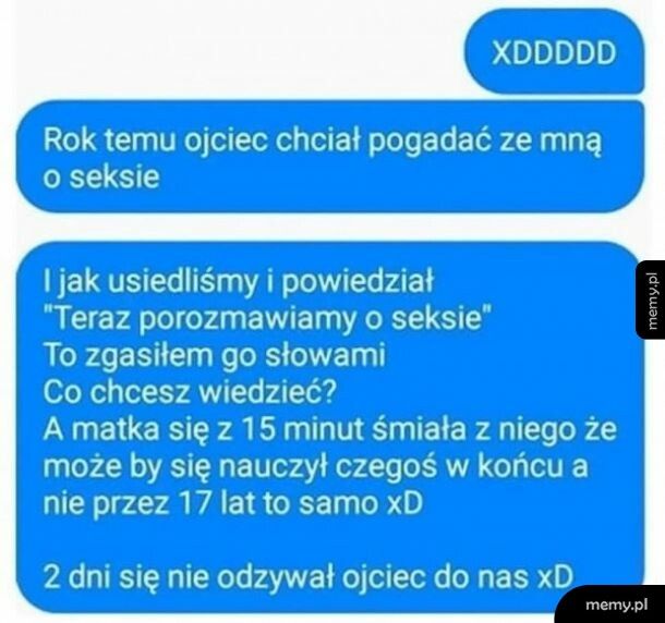 Rozmowa z ojcem