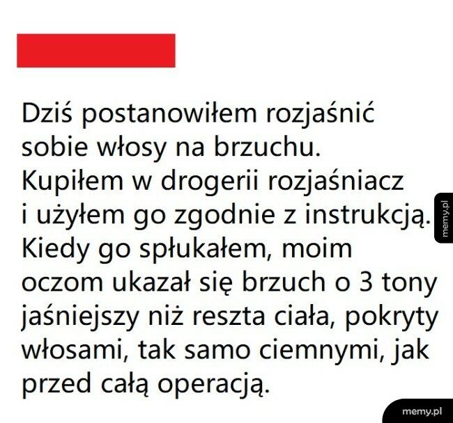 Zabieg rozjaśniający