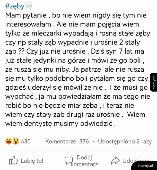 Kiedy dwójkę z biologii masz za piękne oczy