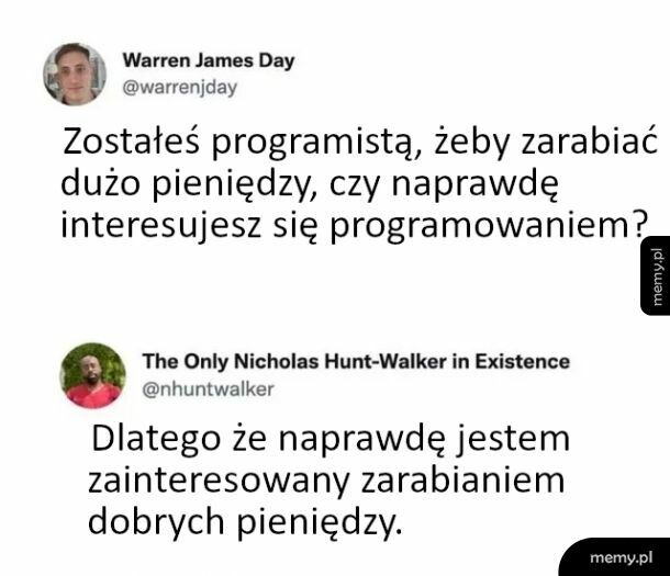 Dla pieniędzy