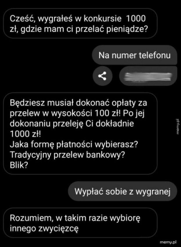 "Wygrana" w konkursie