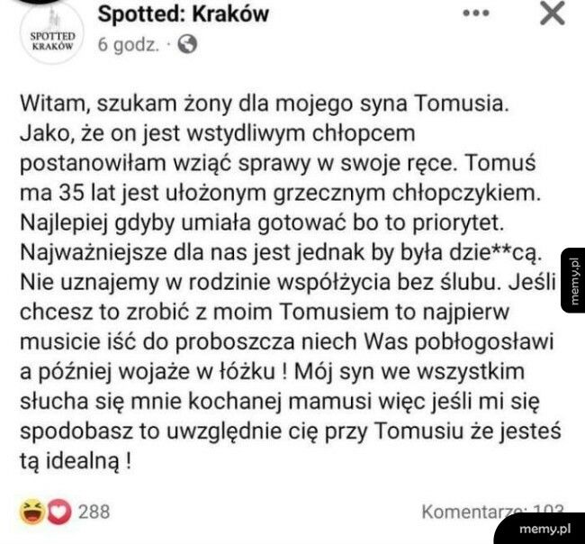 Żona dla Tomusia