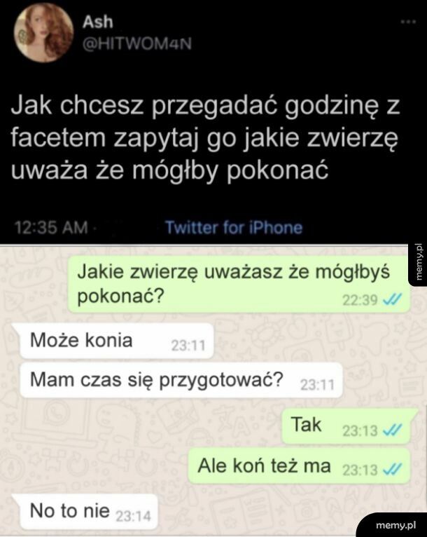 Rozmowa z facetem