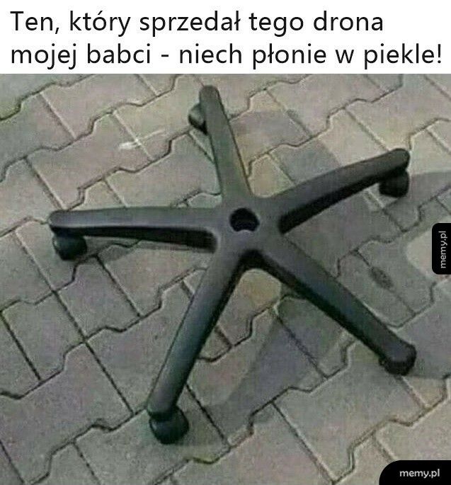 Dron sprzedany babci