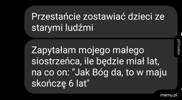 Kiedy zostawisz dziecko z dziadkami