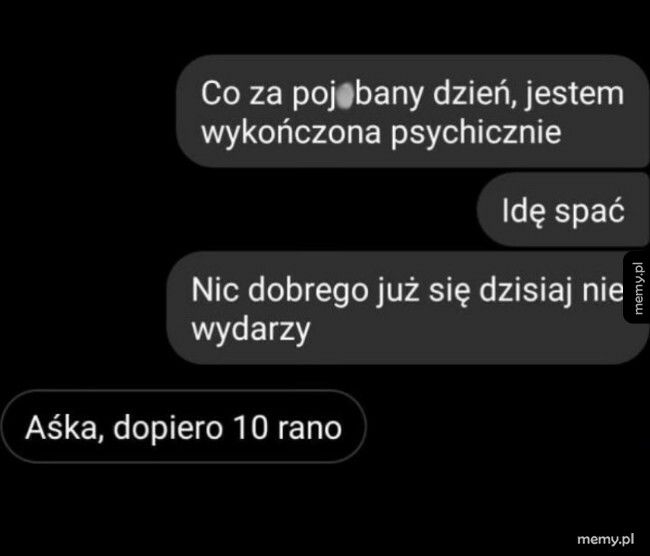 Zły dzień