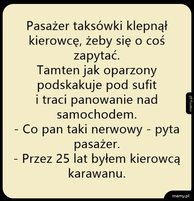 Nerwowy kierowca