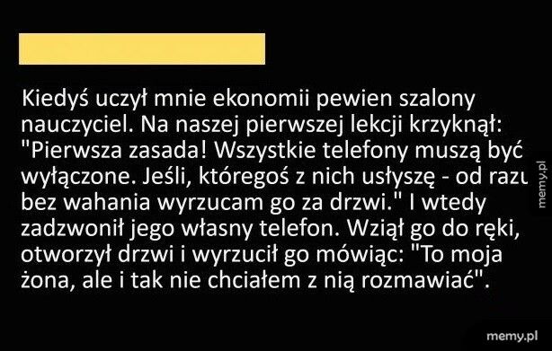 Lekcja ekonomii