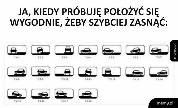 Kiedy próbujesz szybko zasnąć