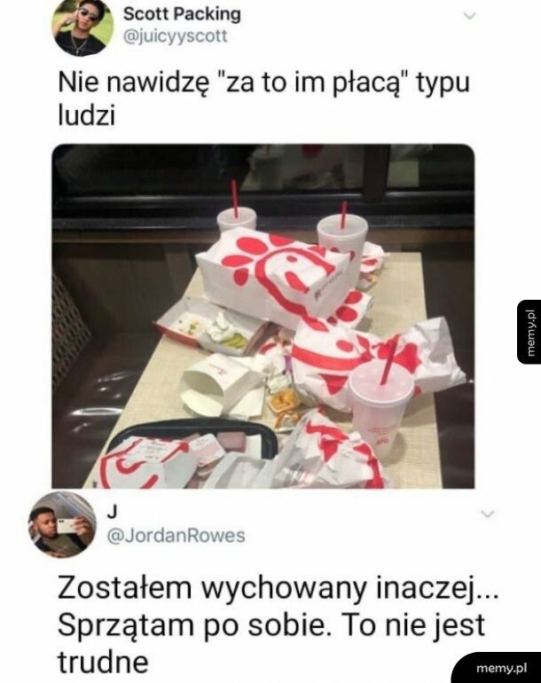 Sprzątajcie po sobie!