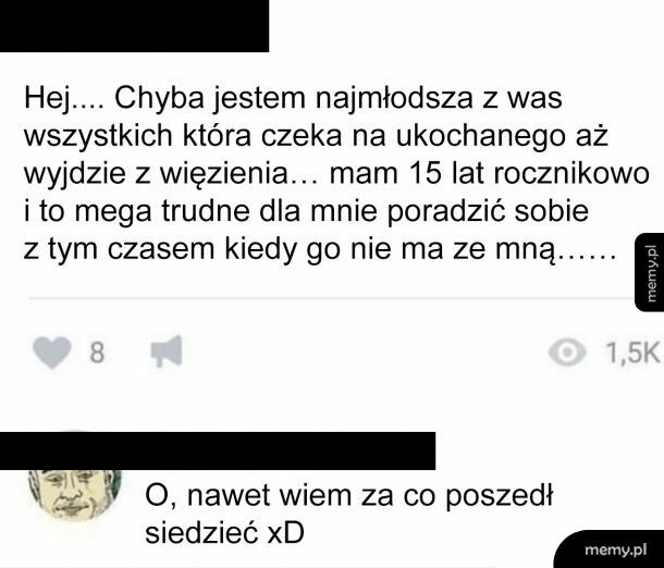 Łatwo zgadnąć za co siedzi