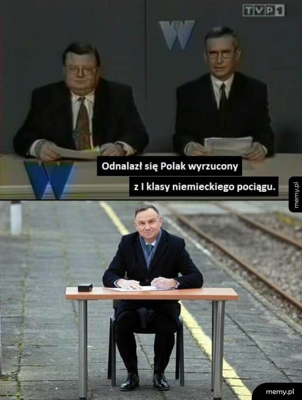 Wyrzucony z niemieckiego pociągu