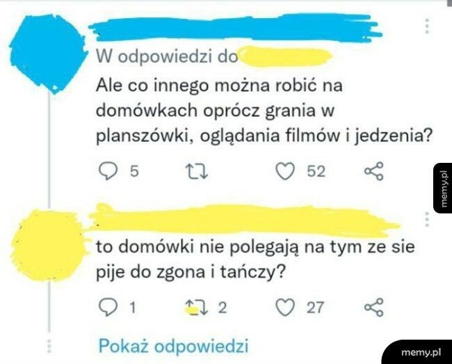 Ktoś nie był na dobrej domówce