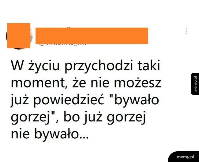 Moment w życiu