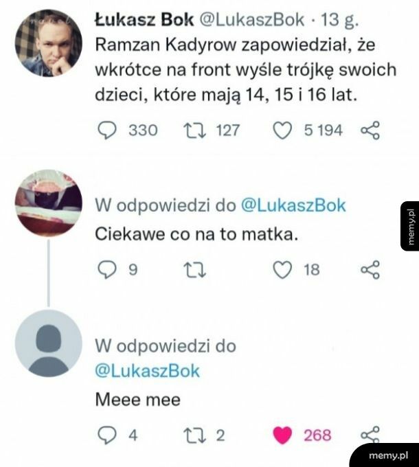 Ciekawe co na to matka