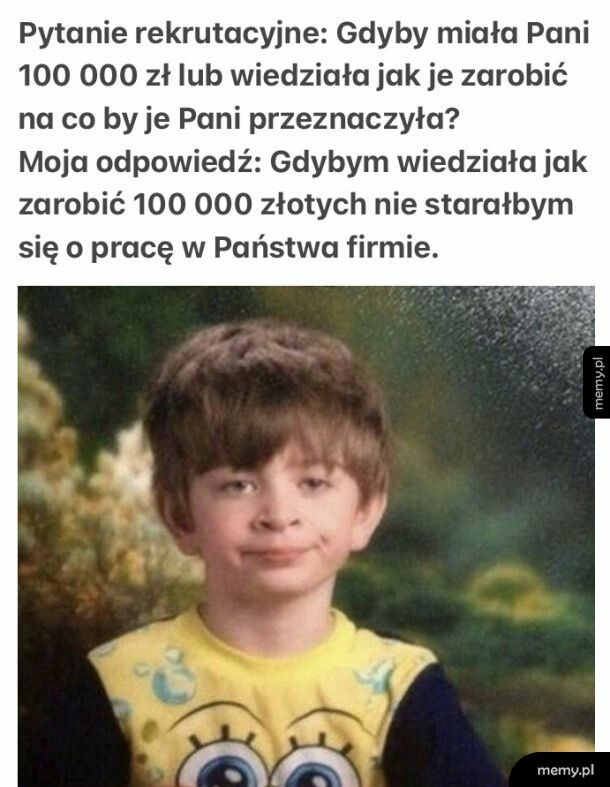 Z cyklu”perełki rekrutacyjne”